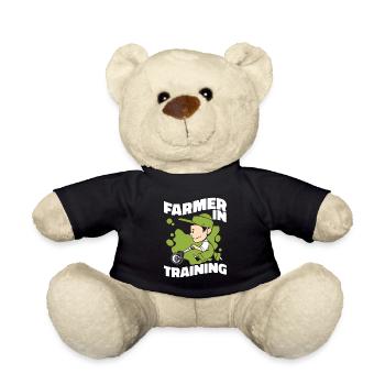 Farmer Agriculture Farmers Farmer - Teddy Bear - black - Front