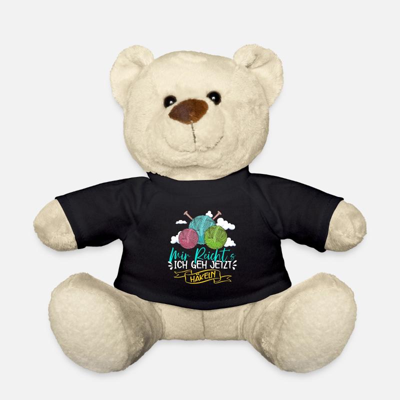 Häkeln - Teddy - Schwarz