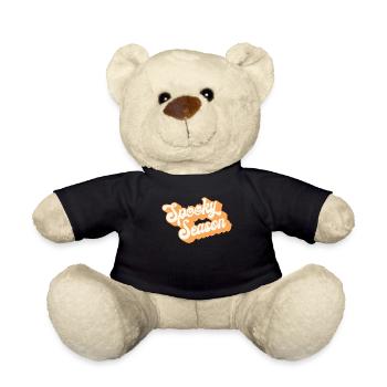 Spooky Season Retro Halloween Vibes Vintage - Teddy Bear - black - Front