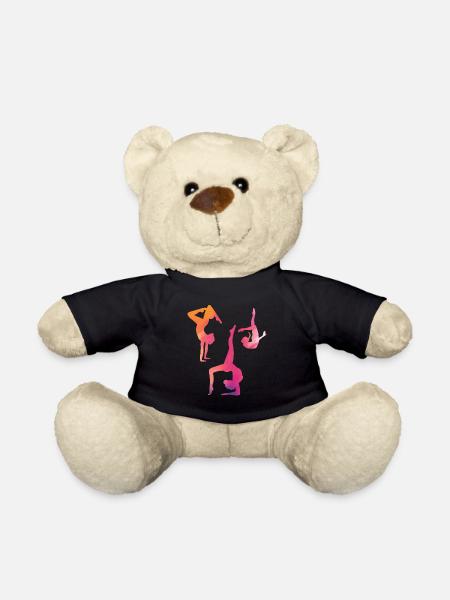 Gymnaste Femmes Gymnastique Rythmique Coloré - Nounours - noir