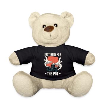 Poker Casino Texas Hold'em Pokerspieler - Teddy - Schwarz - Vorne