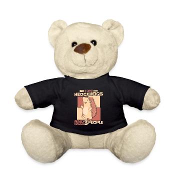 Igel Stachelig Tier Igel - Teddy - Schwarz - Vorne