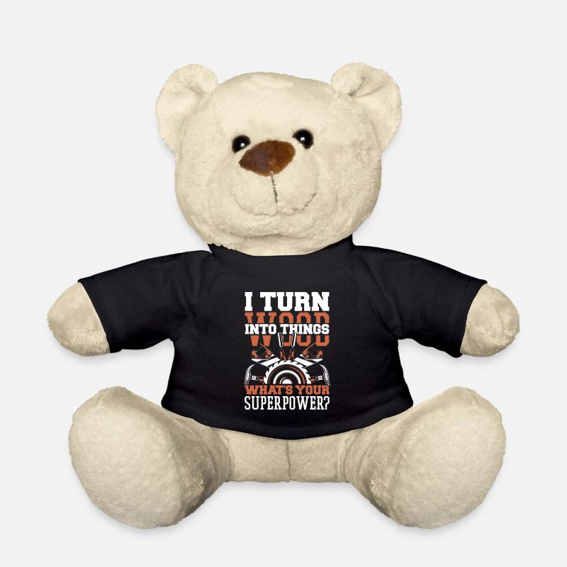 Tischler Holzarbeiter Zimmerei - Teddy - Schwarz