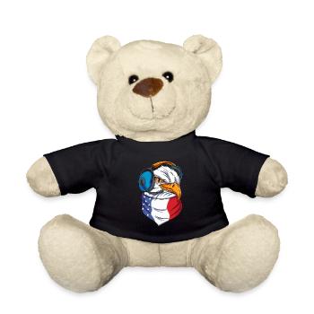 US Adlerkopf - Teddy - Schwarz - Vorne