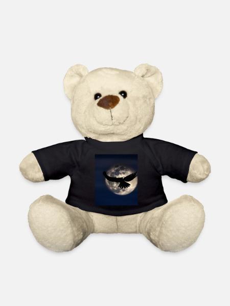 Goth Gothic Lover Schatten Eines Raubvogels - Teddy - Schwarz