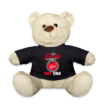 Adoption Foster Parents Adoptive Parents Gift - Teddy Bear - black - Front