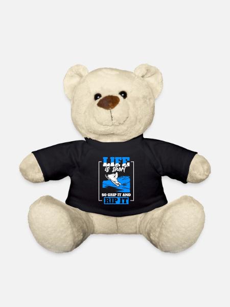 Schlittenfahren Schneeliebhaber Schneemobilfahren - Teddy - Schwarz