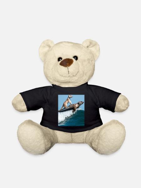 Loutre et suricate Loutre surfe suricates - Nounours - noir