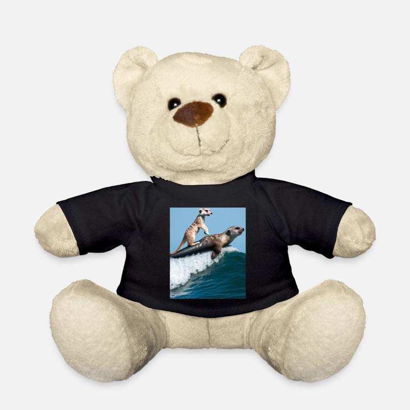 Loutre et suricate Loutre surfe suricates - Nounours - noir