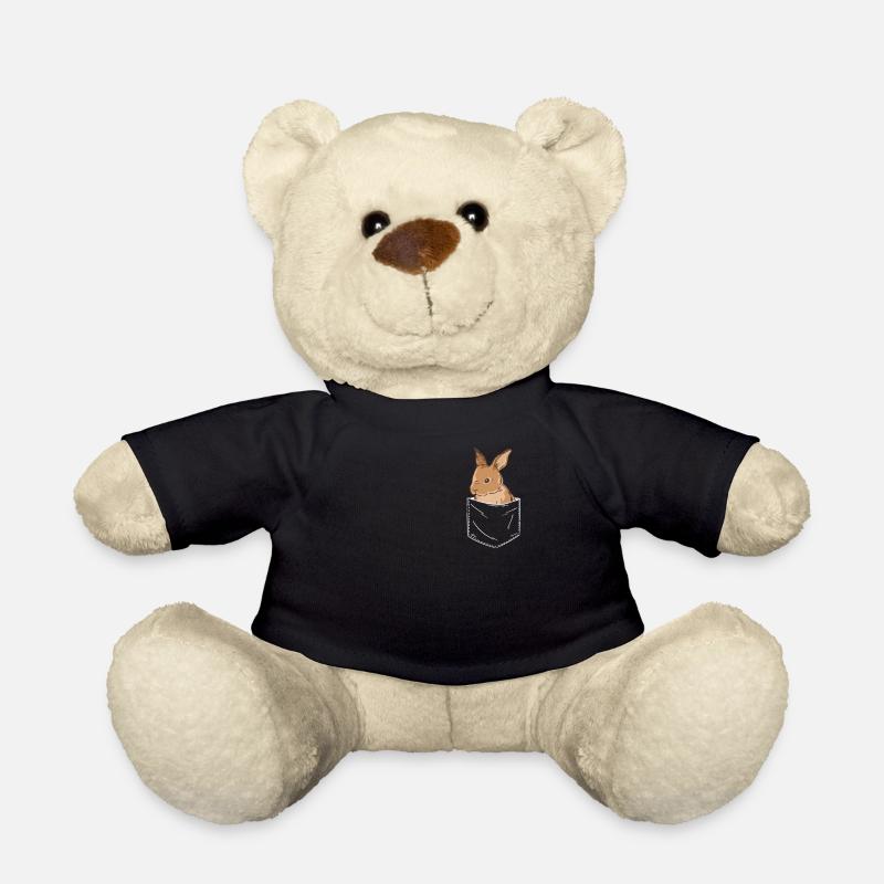 Hase Häschen Tier Haustier Hasen - Teddy - Schwarz