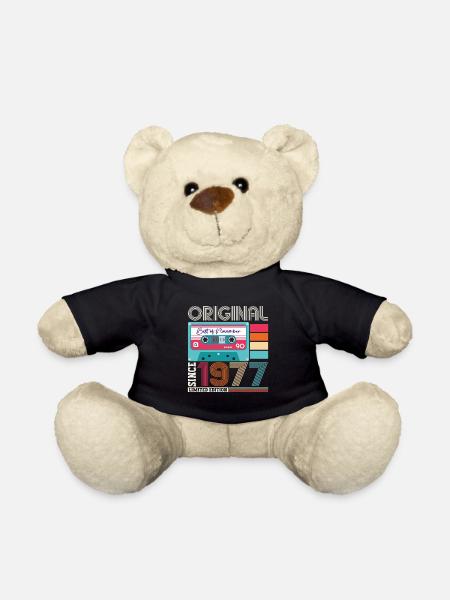 November Jahrgang 1977 45. Geburtstag Geschenk - Teddy - Schwarz