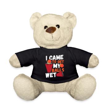 Bier Pong Bier Party Team-Spieler Ping-Pong - Teddy - Schwarz - Vorne