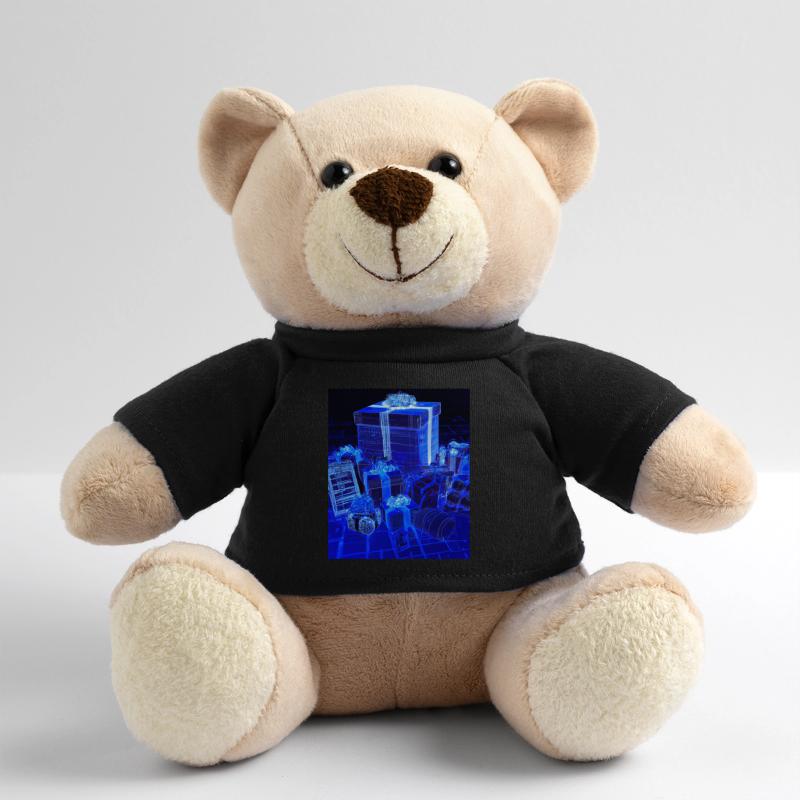 Weihnachten Weihnachtsbaum Schematic Blaupause Teddy
