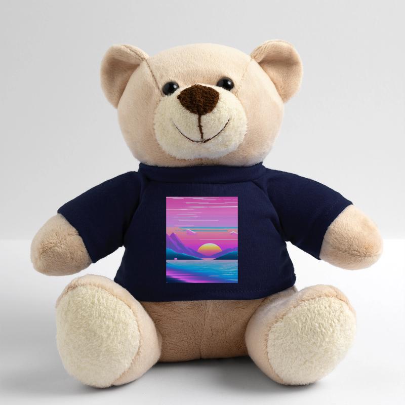 Vaporwave Sun Synthwave Sunset Nounours