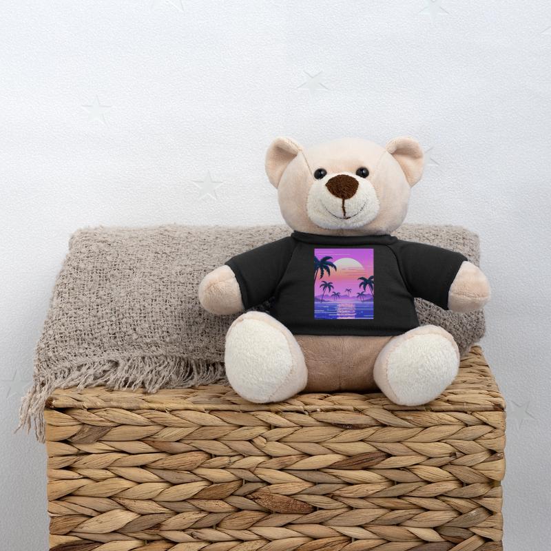 Vaporwave Sun Synthwave Sunset Palms Nounours