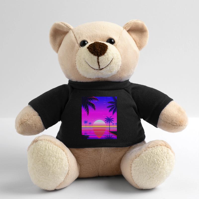 Vaporwave Sun Synthwave Sunset Palms Nounours