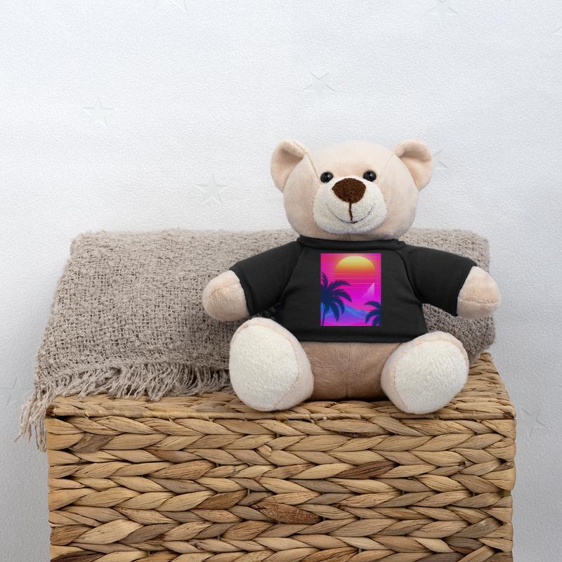 Synthwave Sun Hawaii Vaporwave Esthétique Nounours