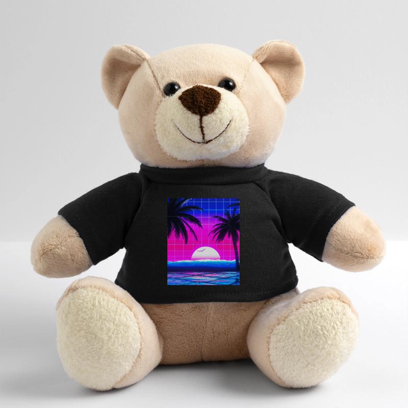 Synthwave Sun Hawaii Vaporwave Esthétique Nounours