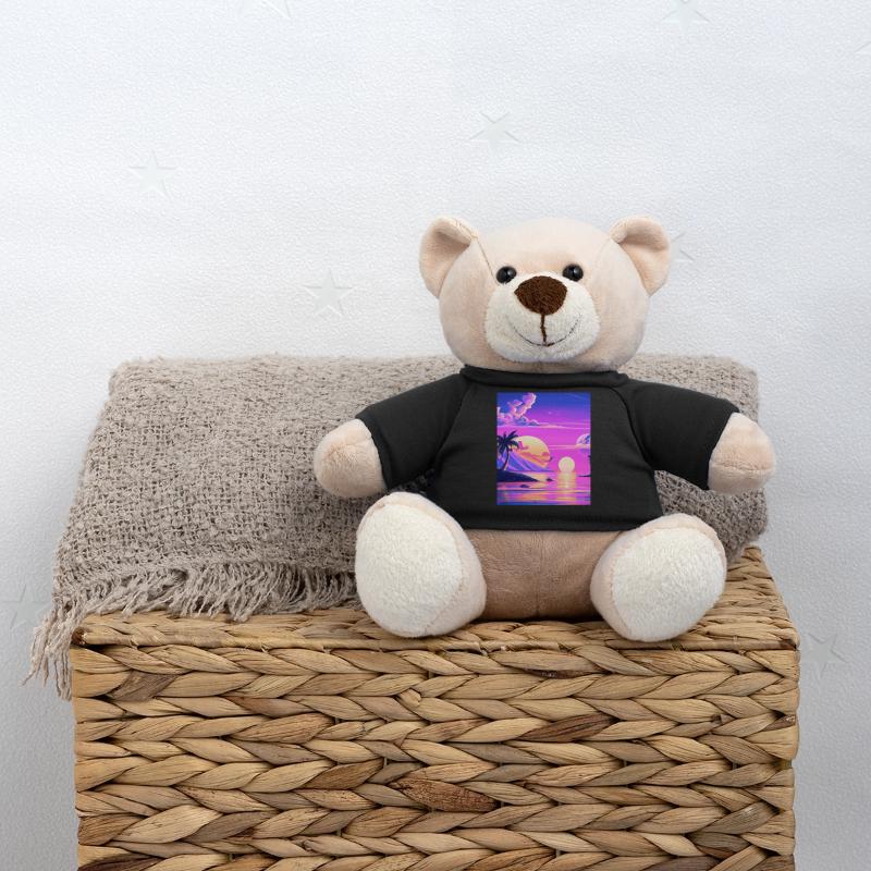 Synthwave Sun Hawaii Vaporwave Esthétique Nounours