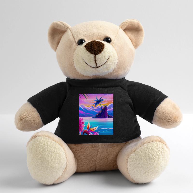 Synthwave Sun Hawaii Vaporwave Esthétique Nounours