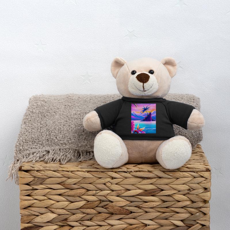 Synthwave Sun Hawaii Vaporwave Esthétique Nounours