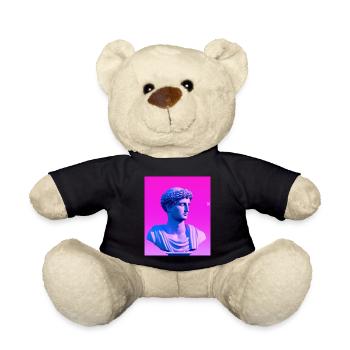Vaporwave Statue Buste romain - Nounours - noir - Devant