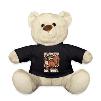 Squirrel Animal - Teddy Bear - black - Front