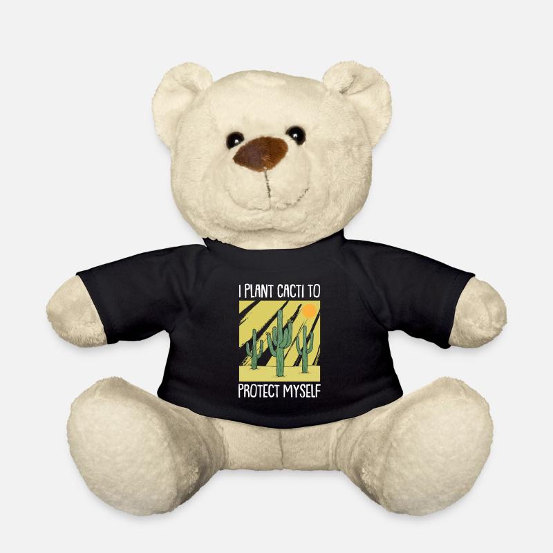 Cactus Garden Cactus - Teddy Bear - black