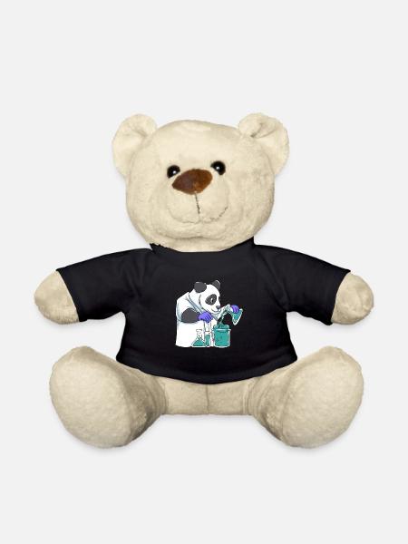 Panda Wissenschaftler - Teddy - Schwarz
