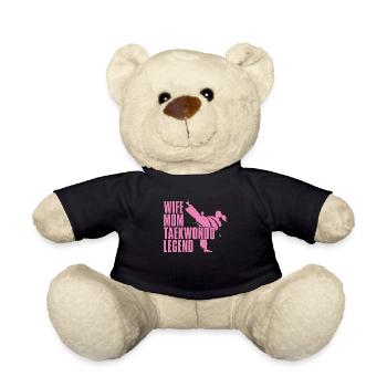 Taekwondo Mama - Teddy Bear - black - Front