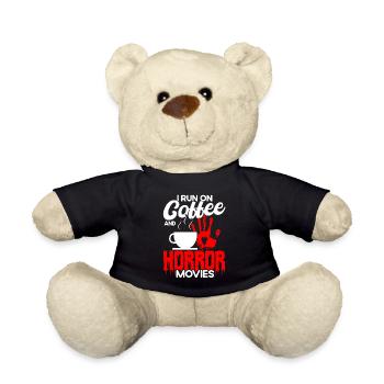 Horrorfilm Horrorfilm Slasher Film Geschenk - Teddy - Schwarz - Vorne