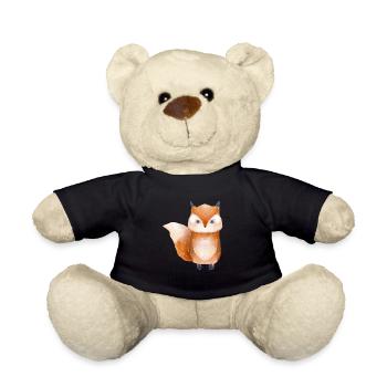 Fuchs Waldtier - Teddy - Schwarz - Vorne
