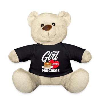 Pancakes Day Breakfast Pancakes Pancakes Pancakes - Teddy Bear - black - Front