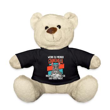 Wenn Du Meinen Chinchilla - Teddy - Schwarz - Vorne
