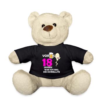 Vor 18 Jahren war ich mal die Schnellste - Teddy - Schwarz - Vorne