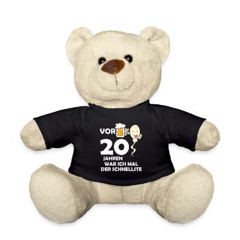 Vor 20 Jahren war ich mal der Schnellste - Teddy - Schwarz - Vorne