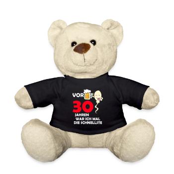 Vor 30 Jahren war ich mal die Schnellste - Teddy - Schwarz - Vorne