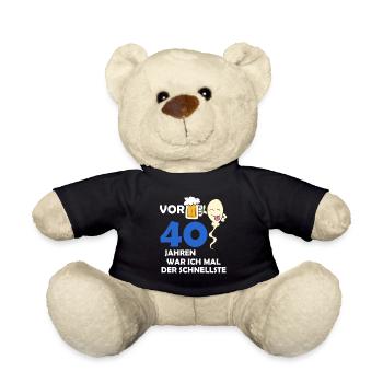 Vor 40 Jahren war ich mal der Schnellste - Teddy - Schwarz - Vorne