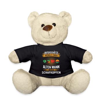 Schafkopfen Schafkopfer Kartenspiel - Teddy - Schwarz - Vorne