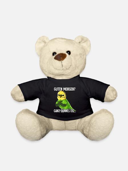 Guten Morgen Ganz Dünnes Eis Wellensittich - Teddy - Schwarz