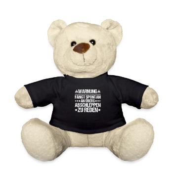 Abschlepper Abschleppdienst Tow Truck Driver - Teddy - Schwarz - Vorne