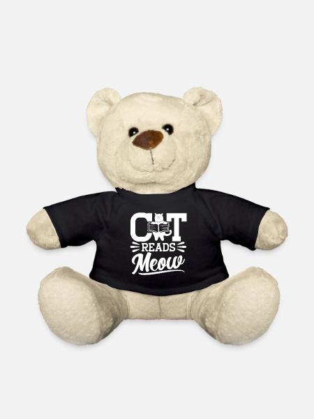 Katze Katzen Liebhaber Katzenmama Geschenk - Teddy - Schwarz