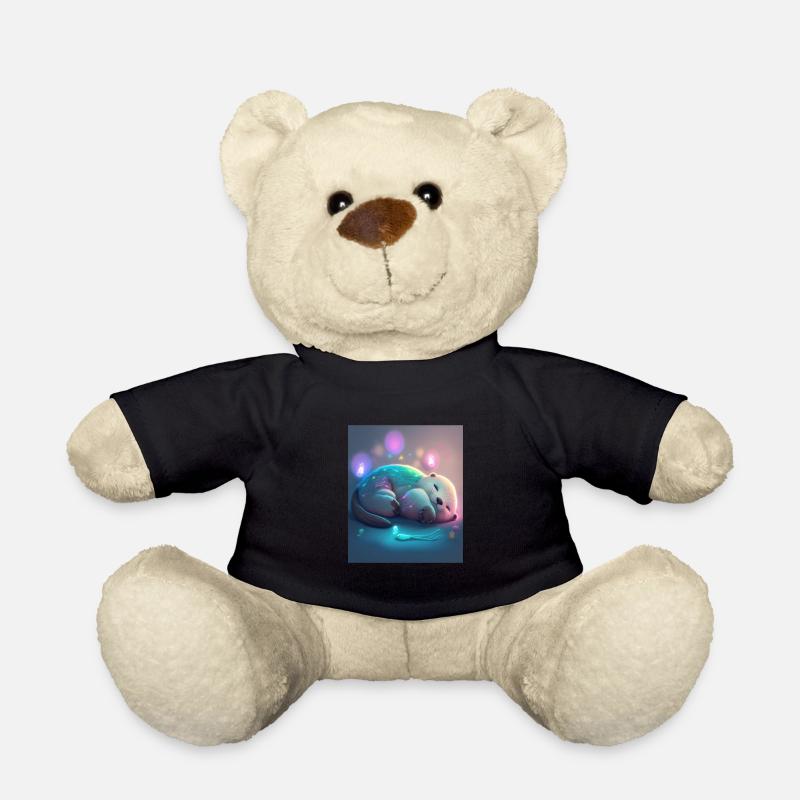 Otter Pet Owners Funny Sleepyhead Otter - Teddy - Schwarz