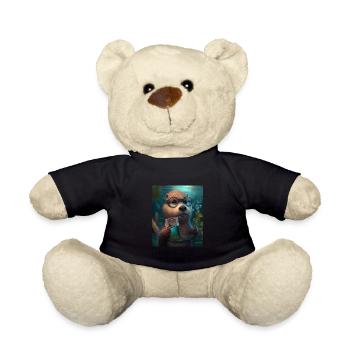 Partygoer Animal Theme Tequila Lover Floating - Teddy - Schwarz - Vorne