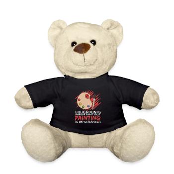 Painter Varnisher Sarcastic - Teddy Bear - black - Front
