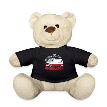 My Other Car Is An Ambulance EMT Driver Paramedic - Teddy Bear - black - Front