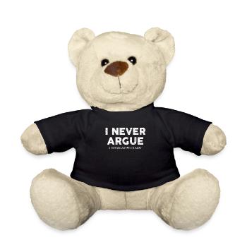 I'm not arguing, I'm just explaining why - Teddy Bear - black - Front