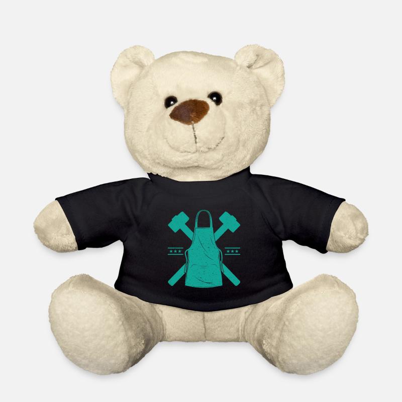Tablier de forgeron et cadeau Hammer Smith - Nounours - noir