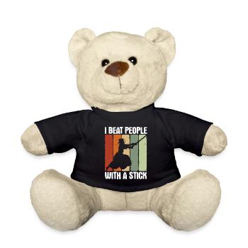 Japanischer Schwertkampf Kendo - Teddy - Schwarz - Vorne