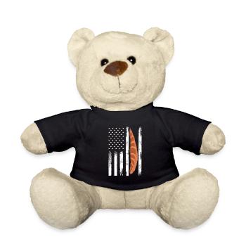 Amerikanisches Croissant Outfit - Teddy - Schwarz - Vorne